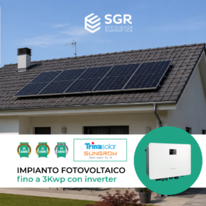 3 KwpTrina Fotovoltaico 3KW + inverter
